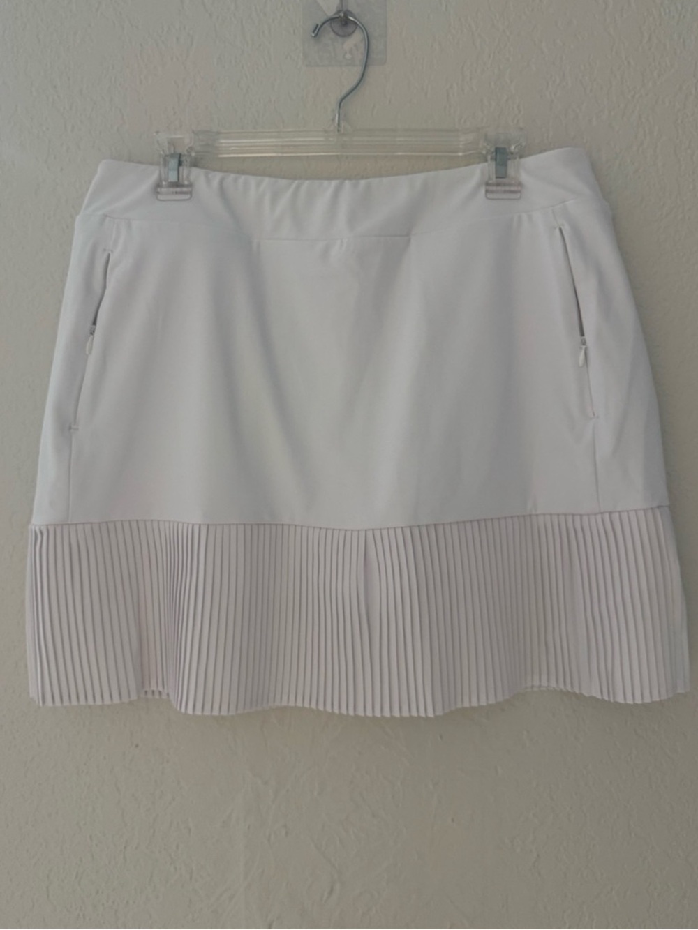 ACEGOLFS 2 Piece Golf Tennis Pickleball Set UPF50+ Pink Top White Skort - Picture 7 of 16